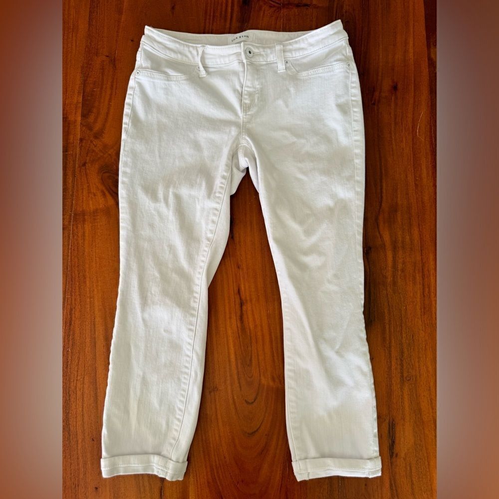 Lila Ryan Kent capris turned up cuff 5 pocket cotton/spandex blend sz 27P EUC